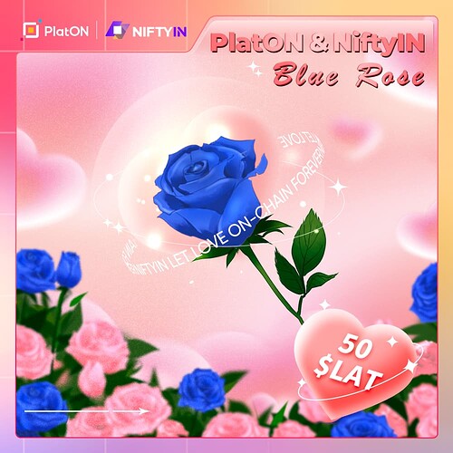 PlatON-&-NiftyIN-Blue-Rose--