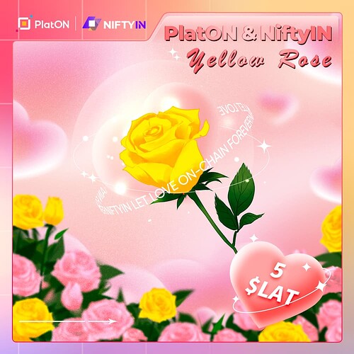 PlatON-&-NiftyIN-Yellow-Rose--